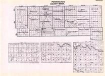 Pennington County, Mayfield, Hickdry, Deer Park, Rhoda, Neptune, Red Lake River, Minnesota State Atlas 1925c